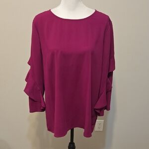 Elegant Women's Top in Rich Purple
